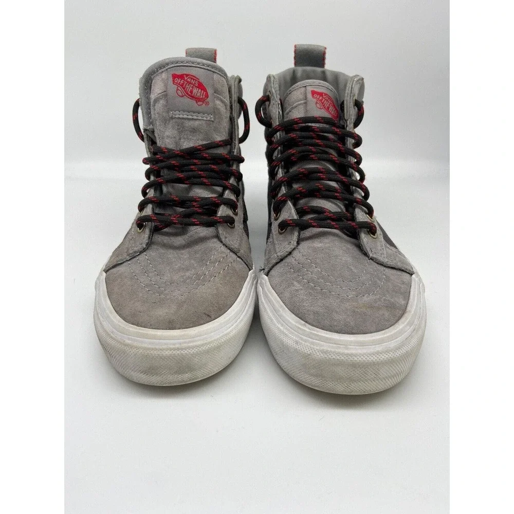 VANS Off The‎ Wall High-Top Unisex Sneaker Shoes M 6.5 W 8.0 Gray Scotchgard